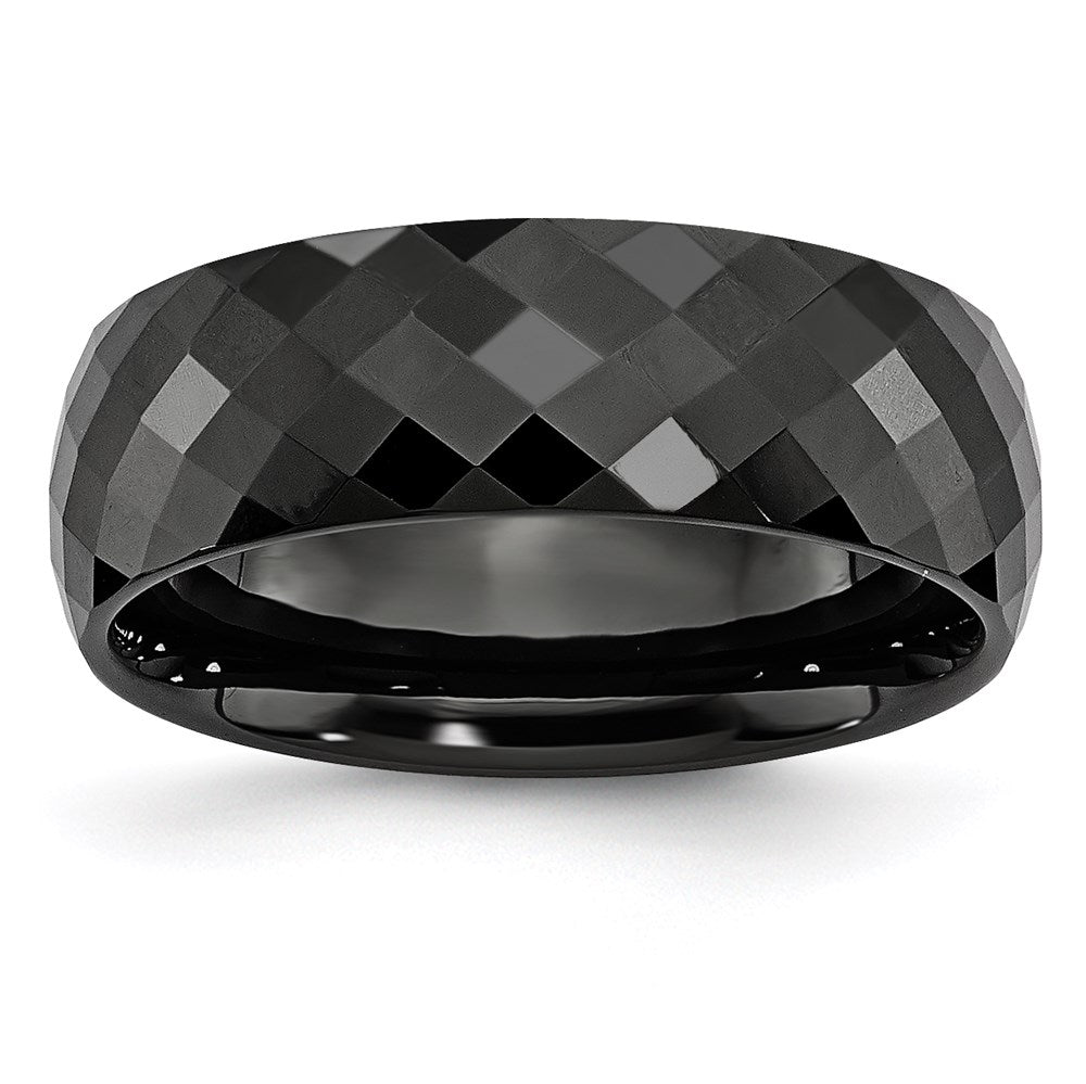 Chisel Brand Jewelry, Stainless Steel Polished and Brushed CZ Wire Men's Bracelet