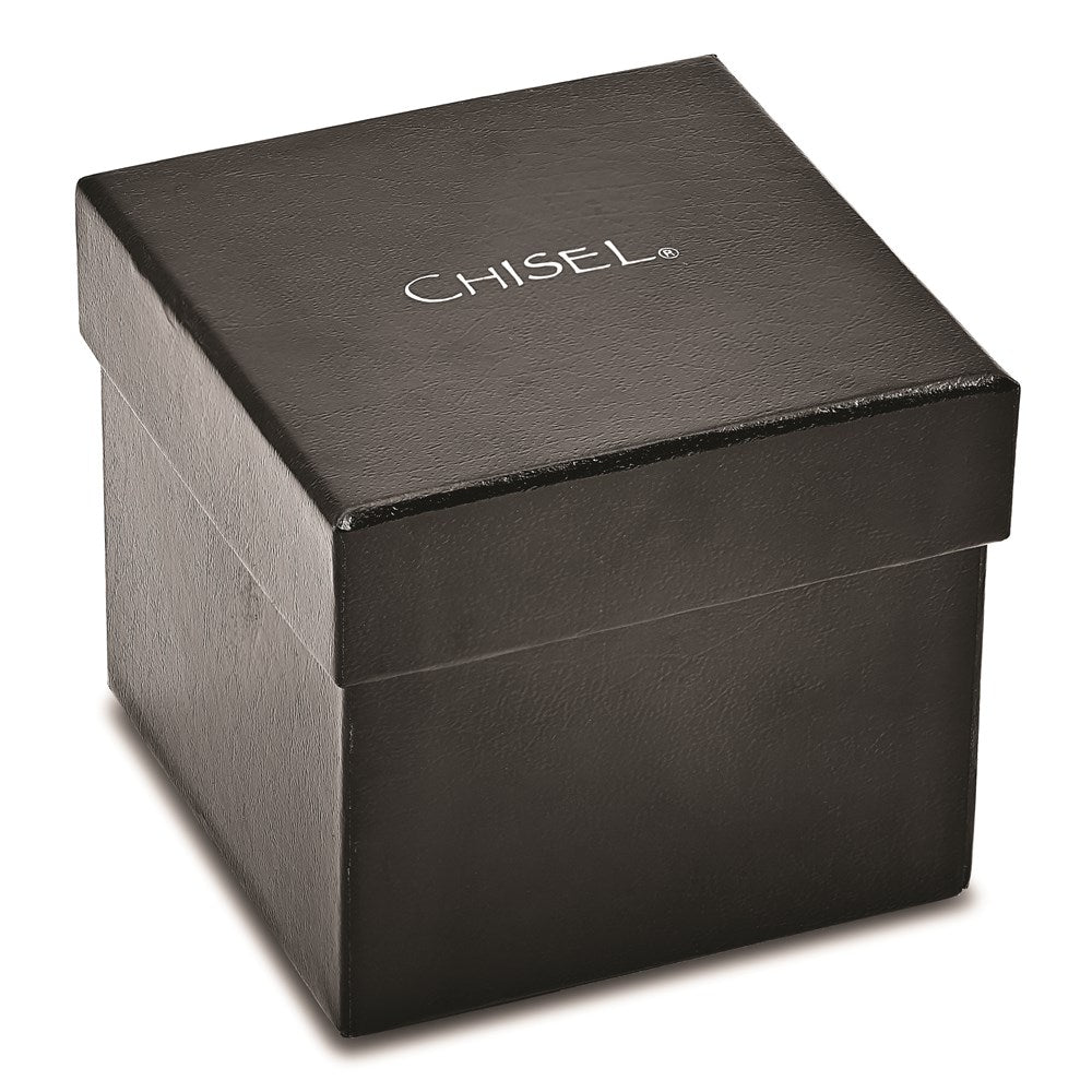 Fashion Watches,  Chisel Stainless Steel Black Dial Pocket Watch