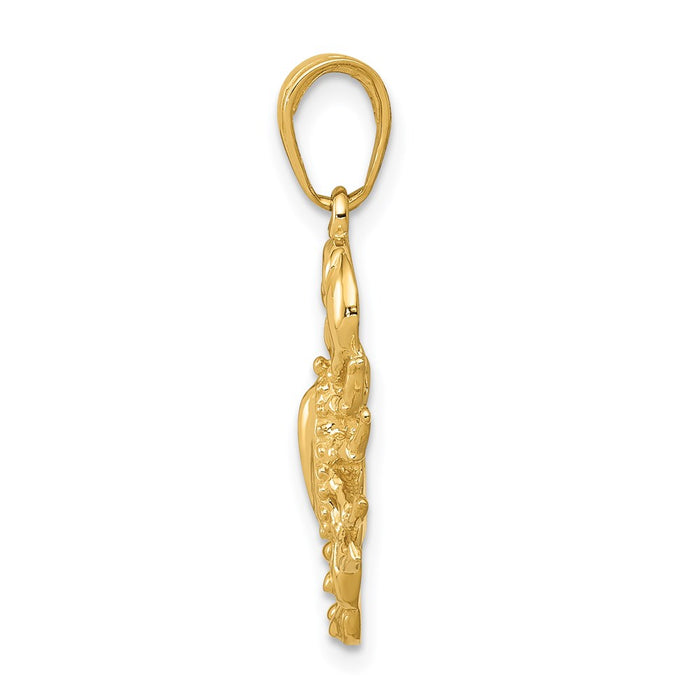 Million Charms 14K Yellow Gold Themed Scorpion Pendant