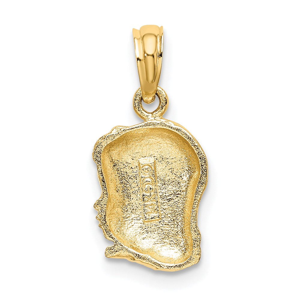 Million Charms 14K Yellow Gold Themed Girl Head Charm