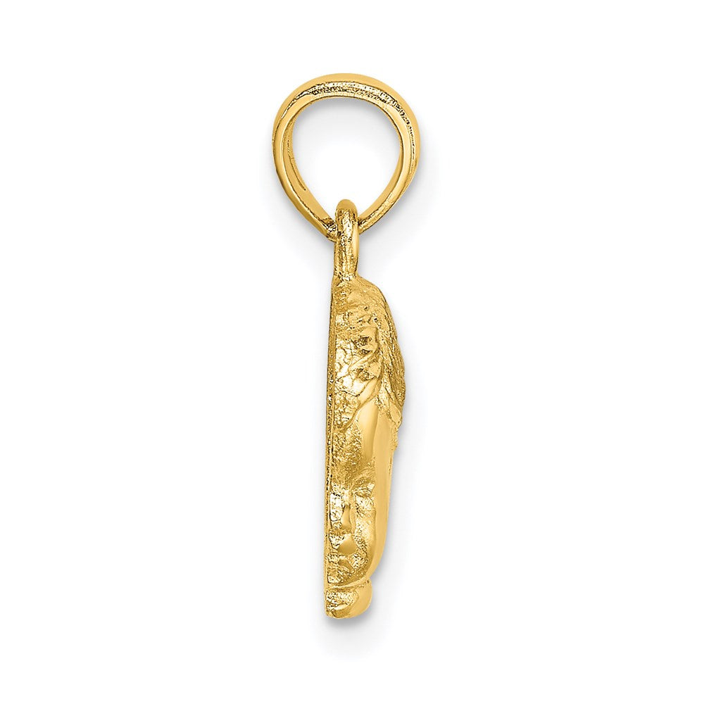 Million Charms 14K Yellow Gold Themed Boy Head Charm