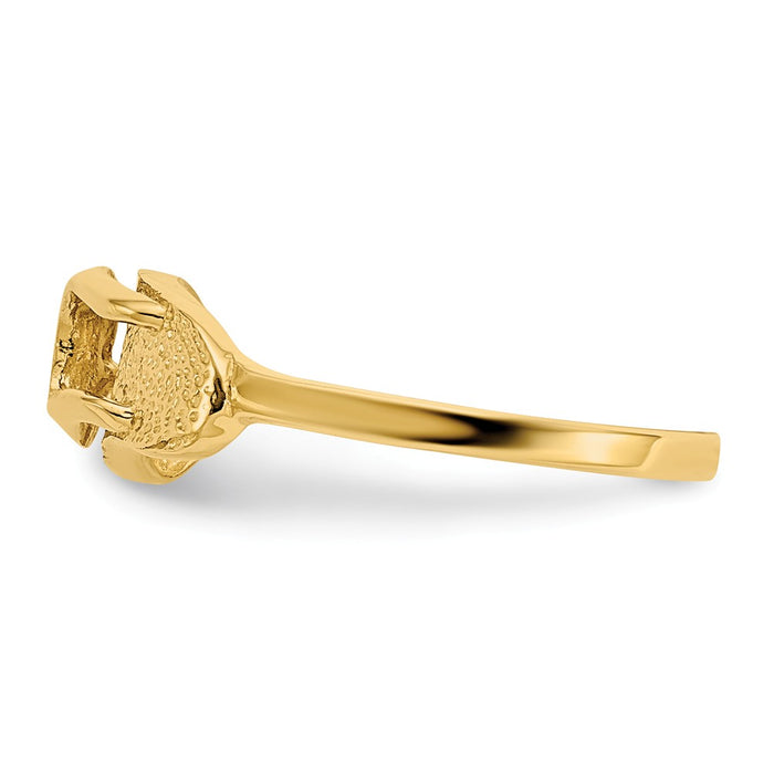 14k Yellow Gold Sandal Toe Ring