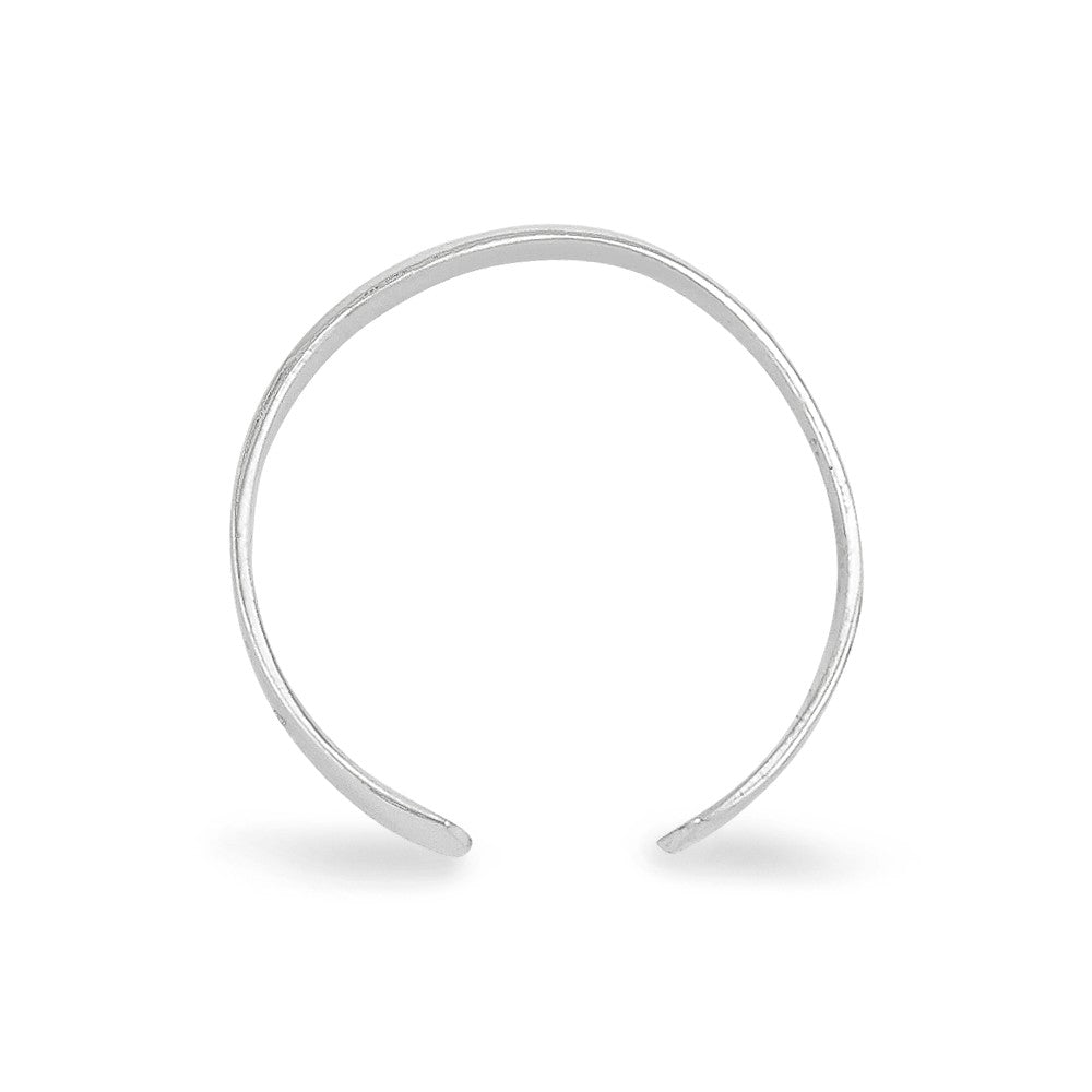 14k White Gold Toe Ring