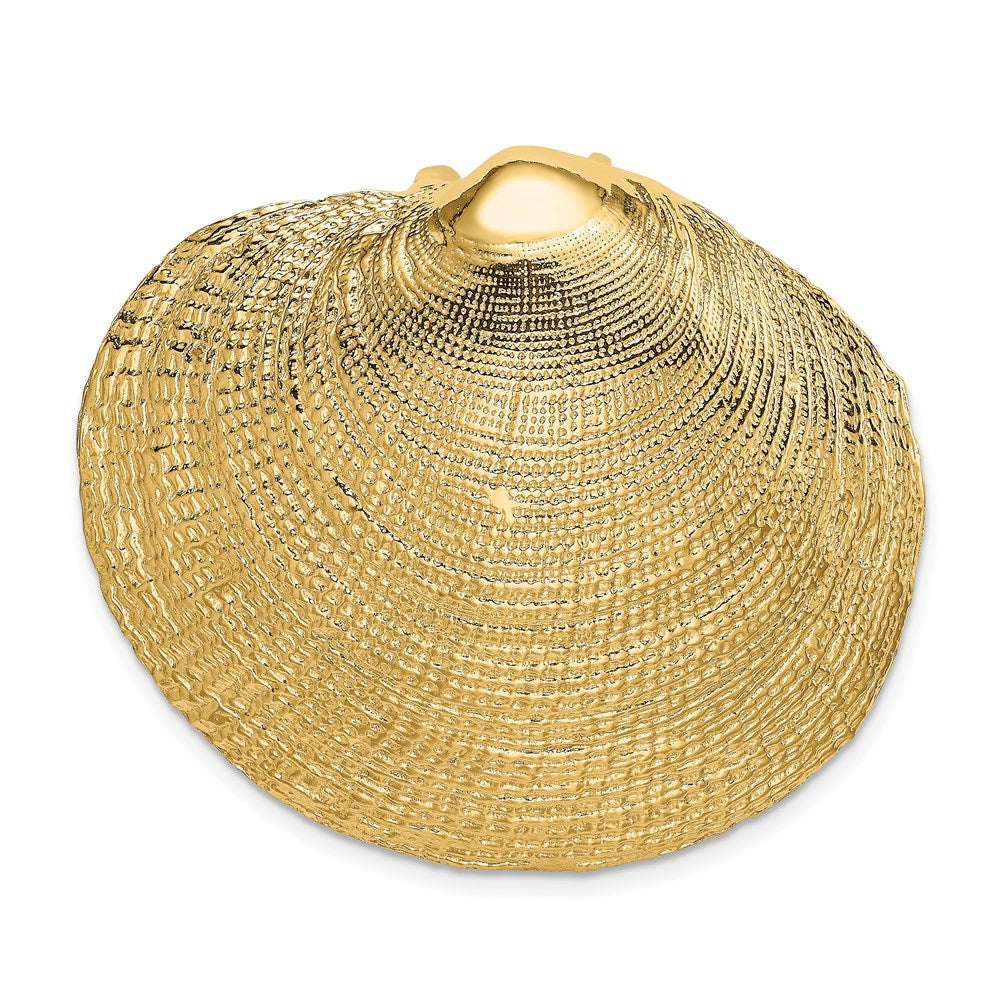 Million Charms 14K Yellow Gold Themed Clam Shell Slide