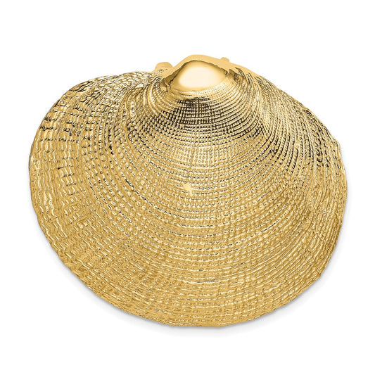 Million Charms 14K Yellow Gold Themed Clam Shell Slide