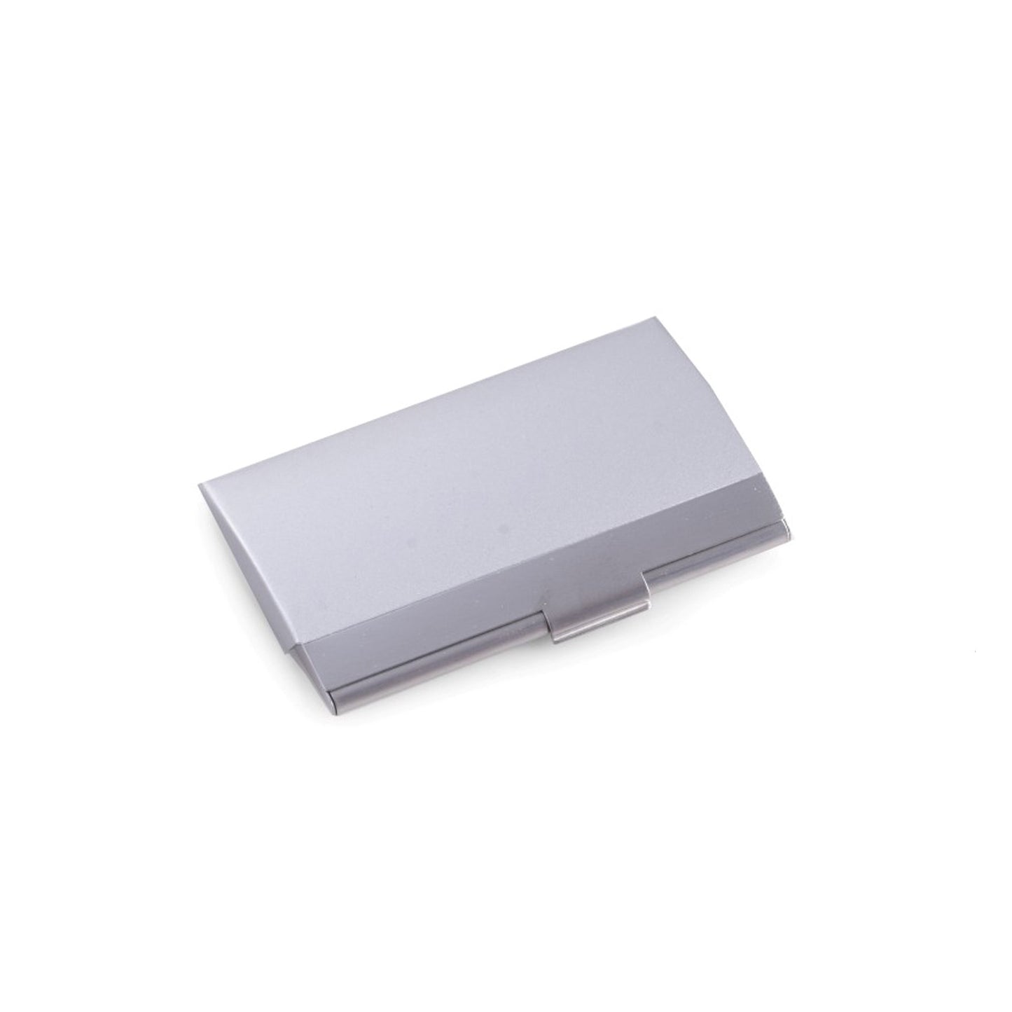 Occasion Gallery Silver Color Stainless Steel Business Card Case with Brushed Finish. 3.75 L x 2.5 W x 0.5 H in.