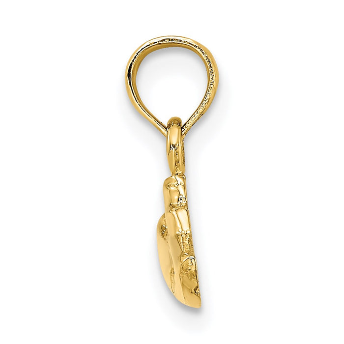 Million Charms 14K Yellow Gold Themed Submarine Charm