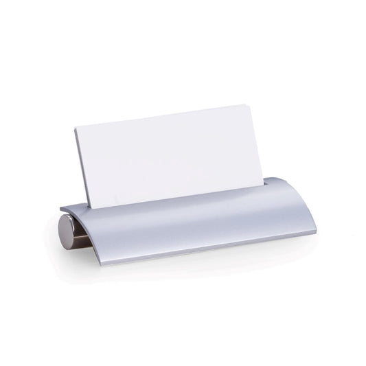 Occasion Gallery Silver Color Shiny & Satin Finished Silver Plated Business Card Holder. 3.75 L x 0.35 W x 2.5 H in.