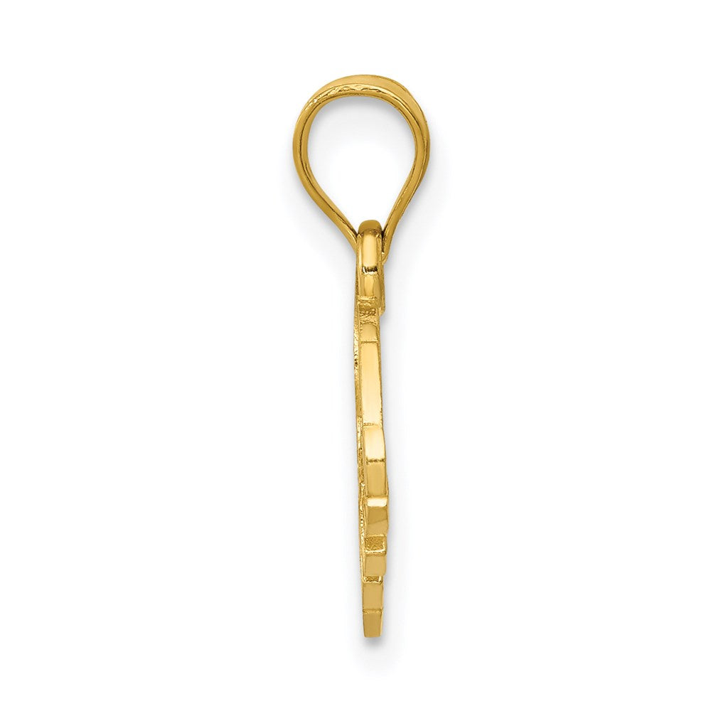 Million Charms 14K Yellow Gold Themed Elephant Charm