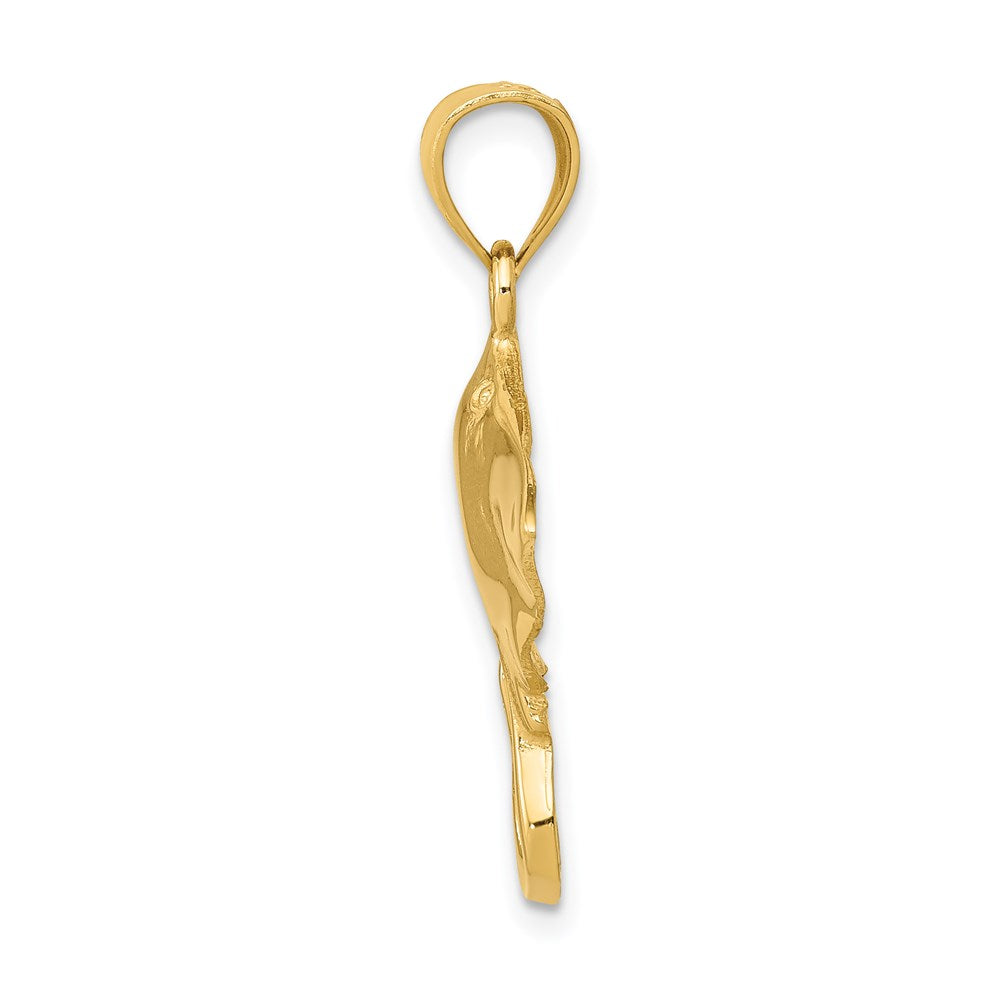 Million Charms 14K Yellow Gold Themed Stingray Pendant