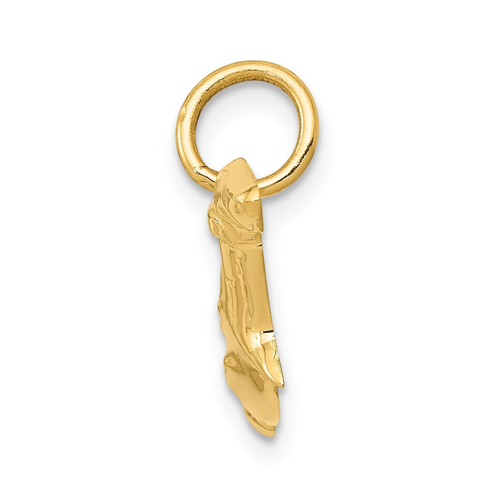Million Charms 14K Yellow Gold Themed Hammerhead Shark Charm