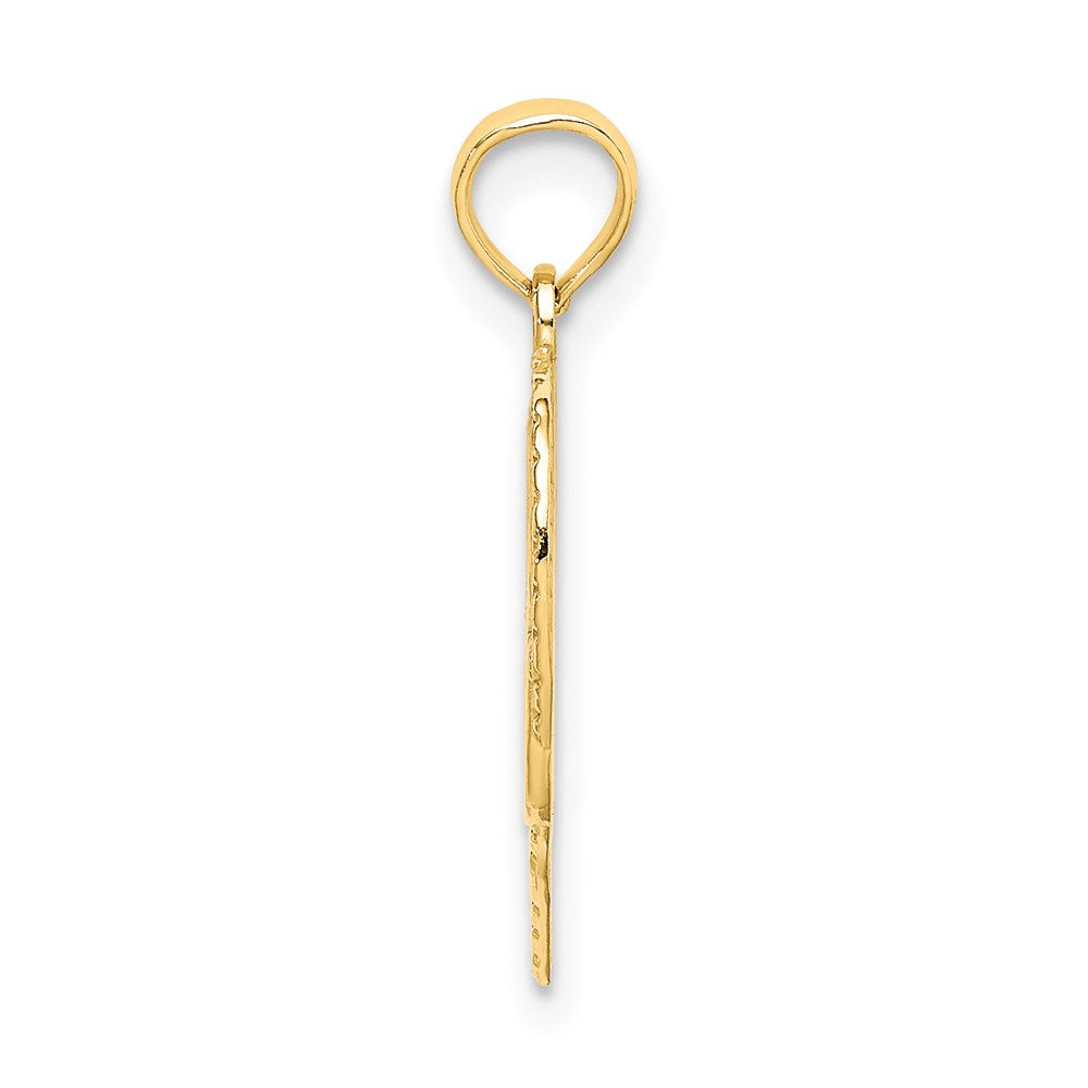Million Charms 14K Yellow Gold Themed I Heart You Charm