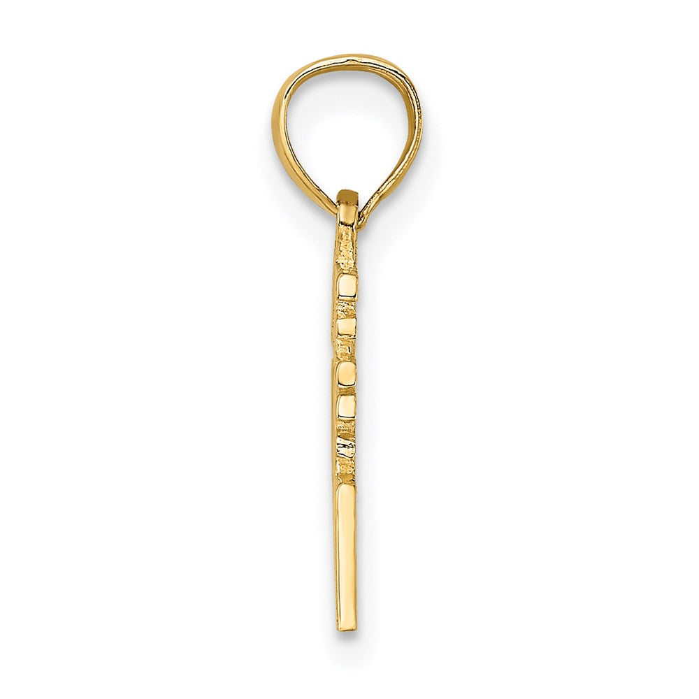 Million Charms 14K Yellow Gold Themed Live, Laugh, Love Charm