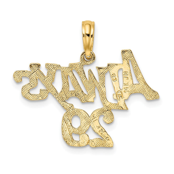 Million Charms 14K Yellow Gold Themed Always 29 Charm