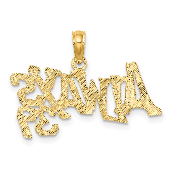 Million Charms 14K Yellow Gold Themed Always 39 Charm