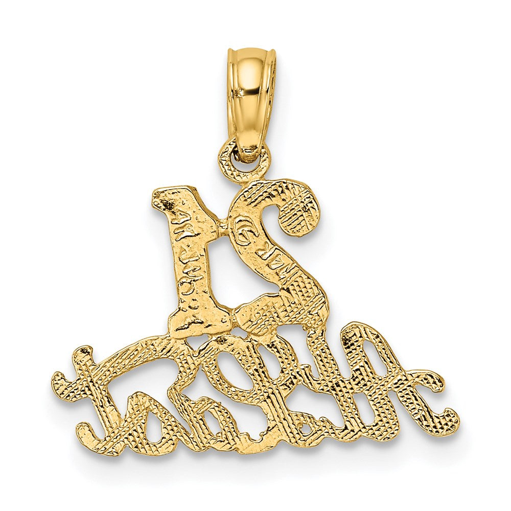 Million Charms 14K Yellow Gold Themed 21 At Last Charm