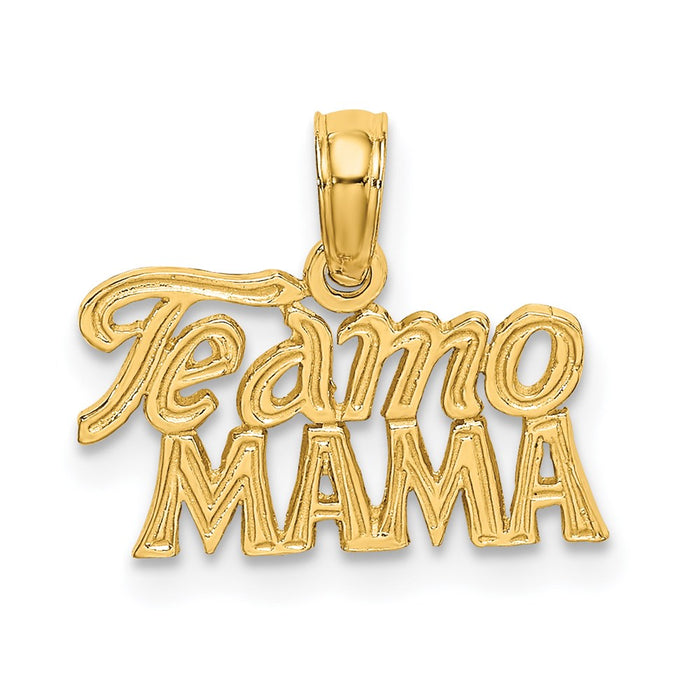 Million Charms 14K Yellow Gold Themed Teamo Mama Charm