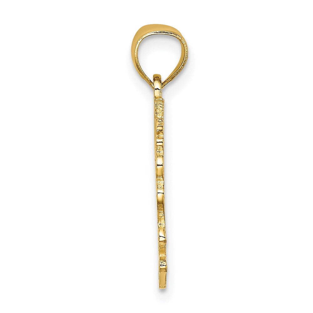 Million Charms 14K Yellow Gold Themed Best Mom Charm