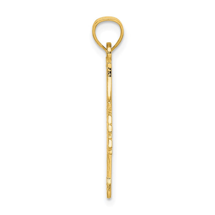 Million Charms 14K Yellow Gold Themed #1 Nana Charm