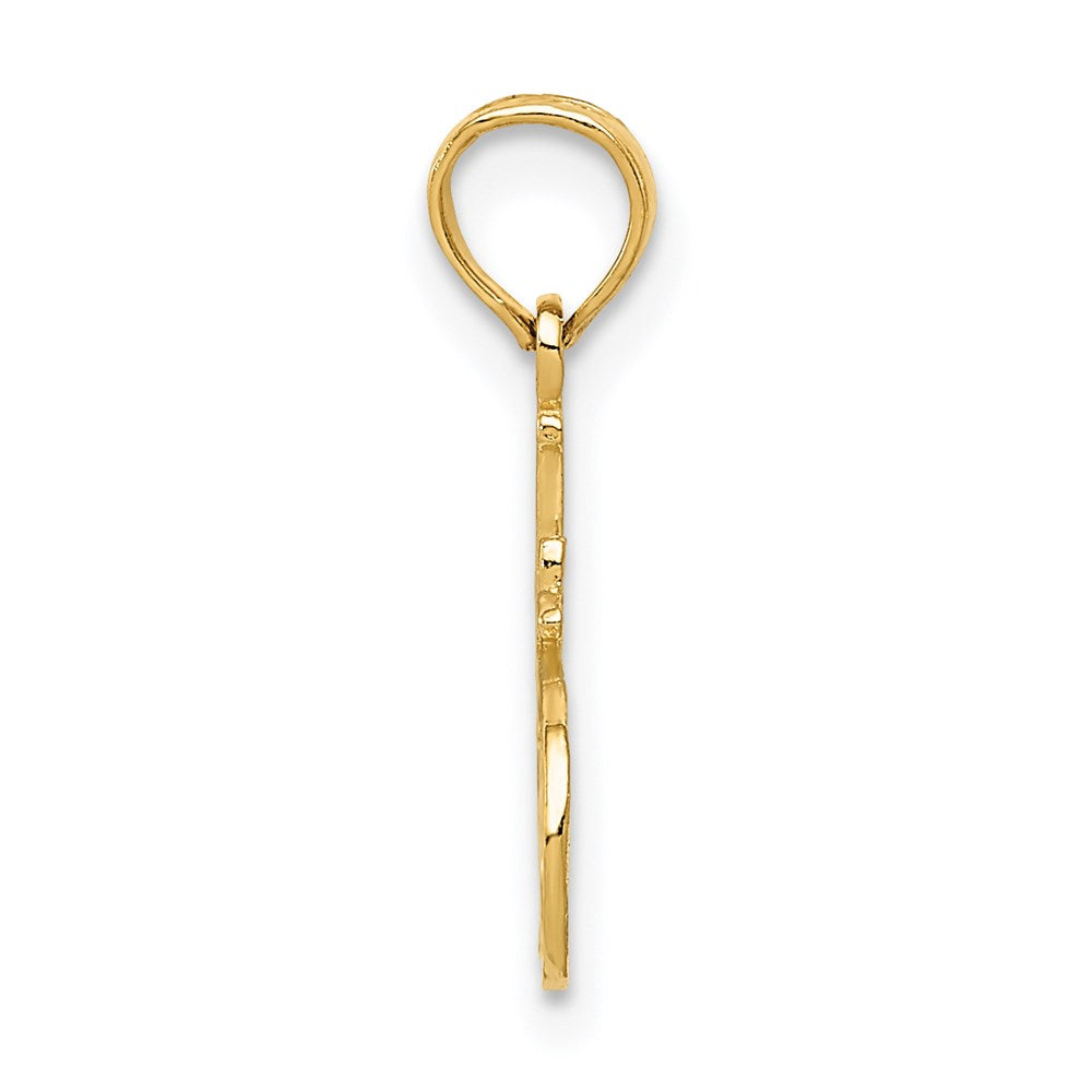 Million Charms 14K Yellow Gold Themed #1 Godmother Pendant