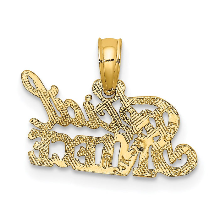 Million Charms 14K Yellow Gold Themed Special Niece Charm