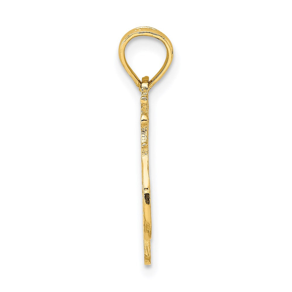 Million Charms 14K Yellow Gold Themed #1 Wife Charm