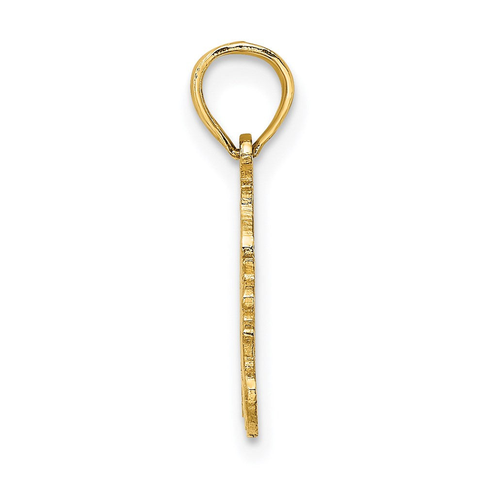 Million Charms 14K Yellow Gold Themed #1 Sister Charm