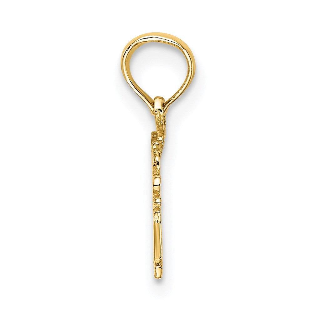 Million Charms 14K Yellow Gold Themed Little Angel Charm