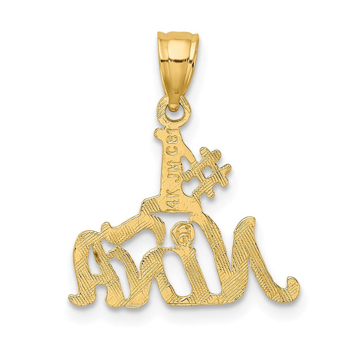 Million Charms 14K Yellow Gold Themed #1 Nina Charm