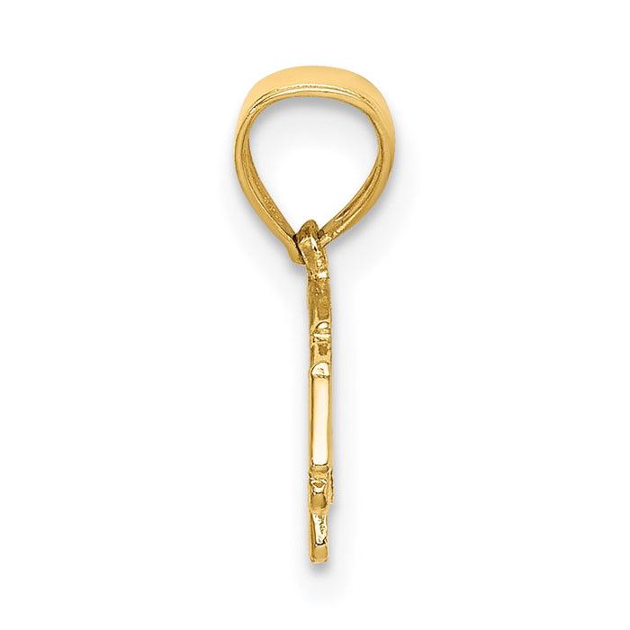 Million Charms 14K Yellow Gold Themed It'S A Boy With Blocks Charm