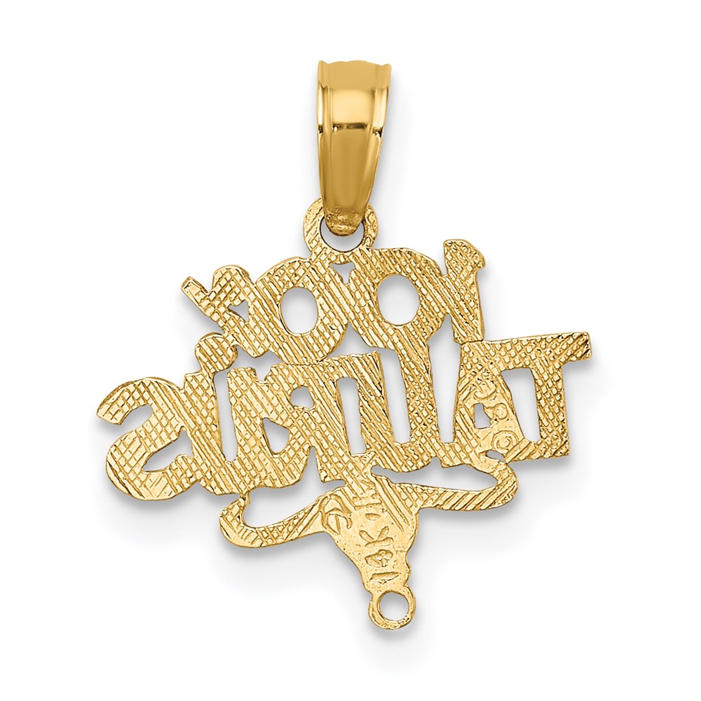 Million Charms 14K Yellow Gold Themed 100% Taurus Charm