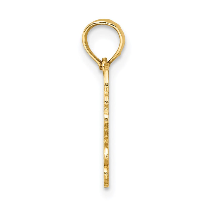 Million Charms 14K Yellow Gold Themed 100% Cancer Charm