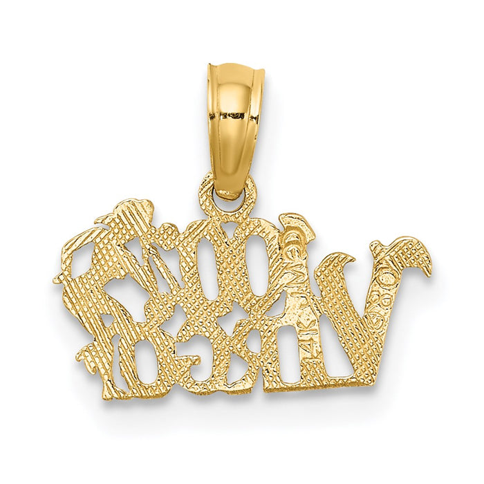 Million Charms 14K Yellow Gold Themed 100% Virgo Charm