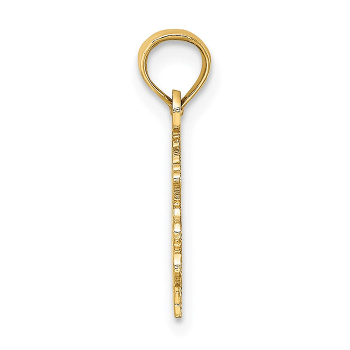 Million Charms 14K Yellow Gold Themed 100% Capricorn Charm