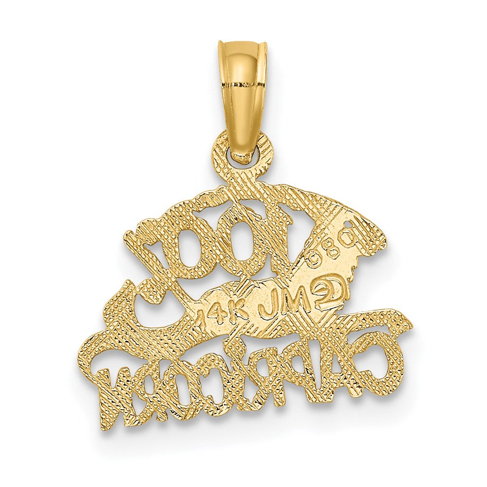 Million Charms 14K Yellow Gold Themed 100% Capricorn Charm