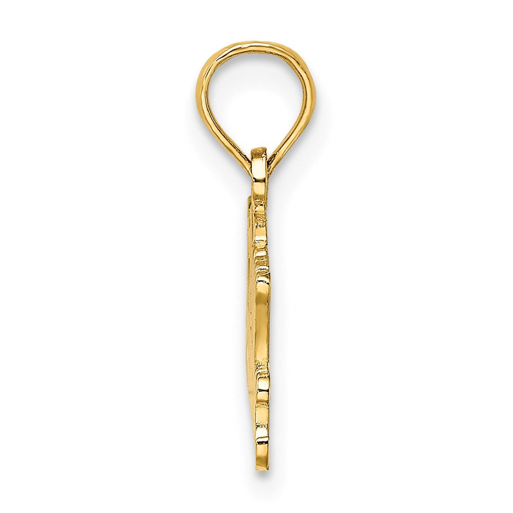 Million Charms 14K Yellow Gold Themed I Heart My Paramedic Charm