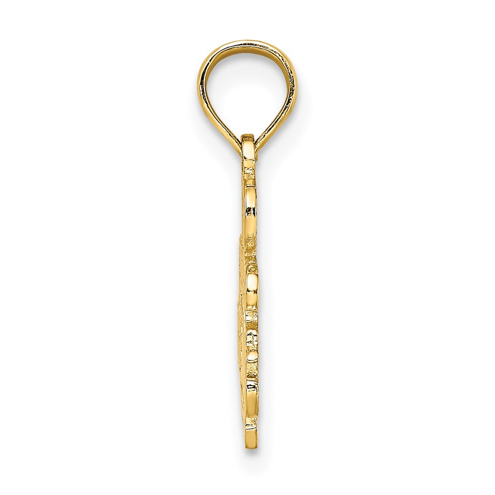 Million Charms 14K Yellow Gold Themed I'D Rather Be Sailing Charm