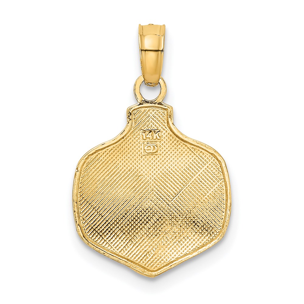 Million Charms 14K Yellow Gold Themed Our First Christmas Ornament Charm