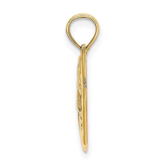 Million Charms 14K Yellow Gold Themed Comedy/Tragedy Charm