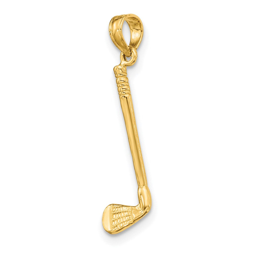 Million Charms 14K Yellow Gold Themed 3-D Club Charm