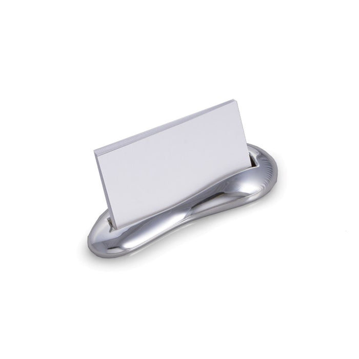 Occasion Gallery Silver Color Silver Plated Business Card Holder. 5 L x 2.25 W x 0.75 H in.