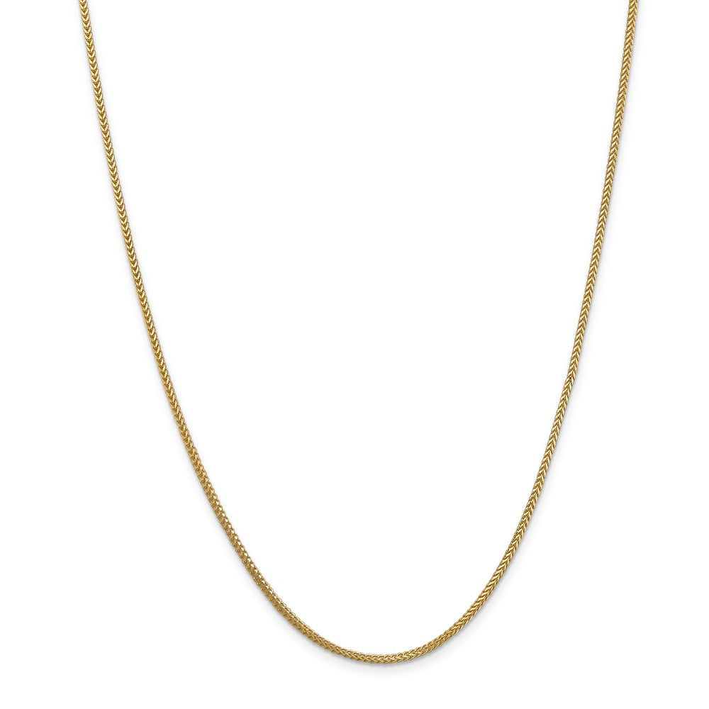 Million Charms 14k Yellow Gold, Necklace Chain, 1.3mm Franco Chain, Chain Length: 22 inches