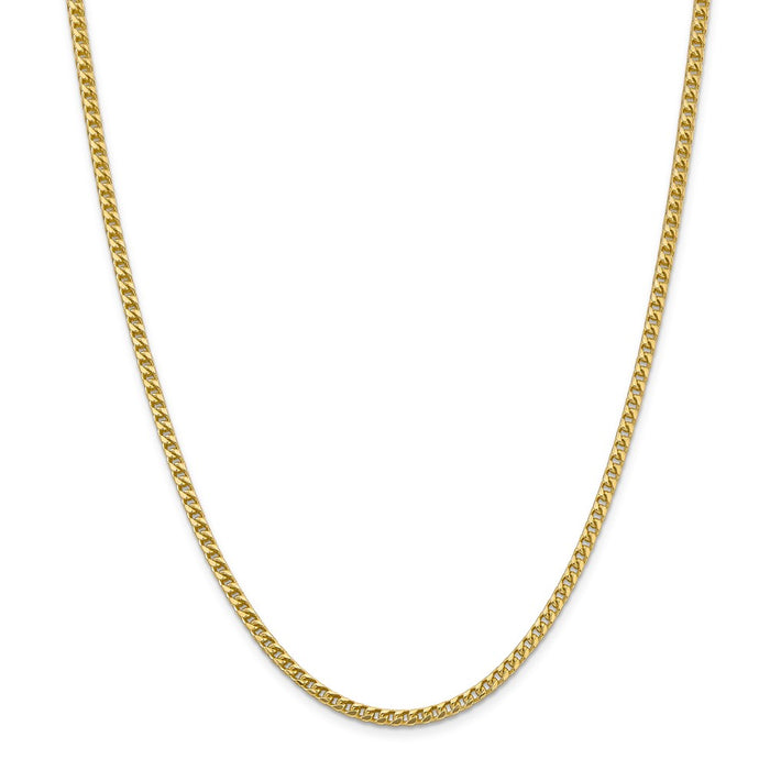 Million Charms 14k Yellow Gold, Necklace Chain, 3mm Franco Chain, Chain Length: 20 inches