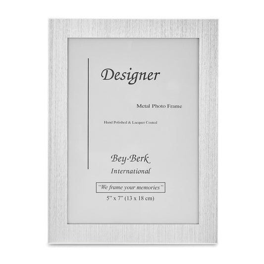 Occasion Gallery Silver-tone Metal 5x7 Photo Picture Frame