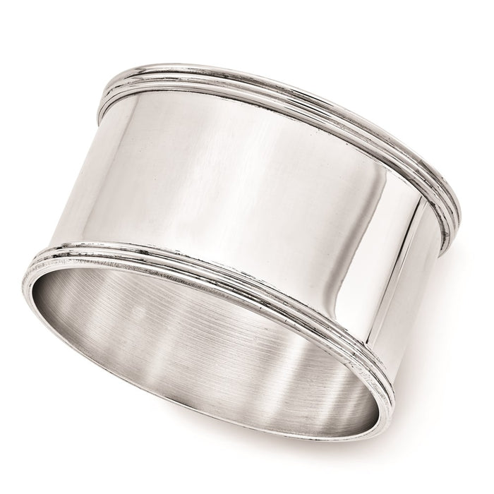 Sterling Silver Single Round Napkin Ring