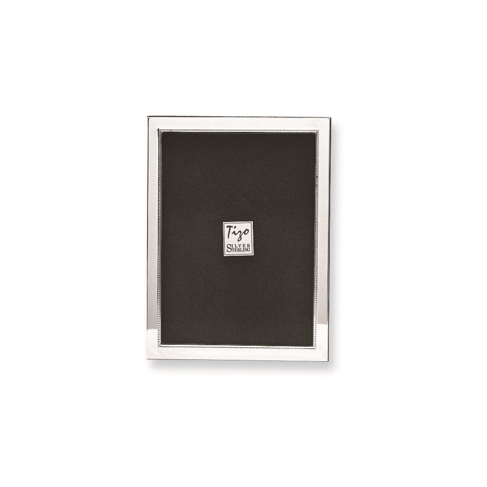 Occasion Gallery Wedding Keepsake Gifts, 925 925 Sterling Silver Beaded 5x5 Photo Picture Frame
