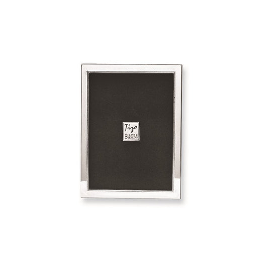 Occasion Gallery Wedding Keepsake Gifts, 925 925 Sterling Silver Beaded 4x6 Photo Picture Frame