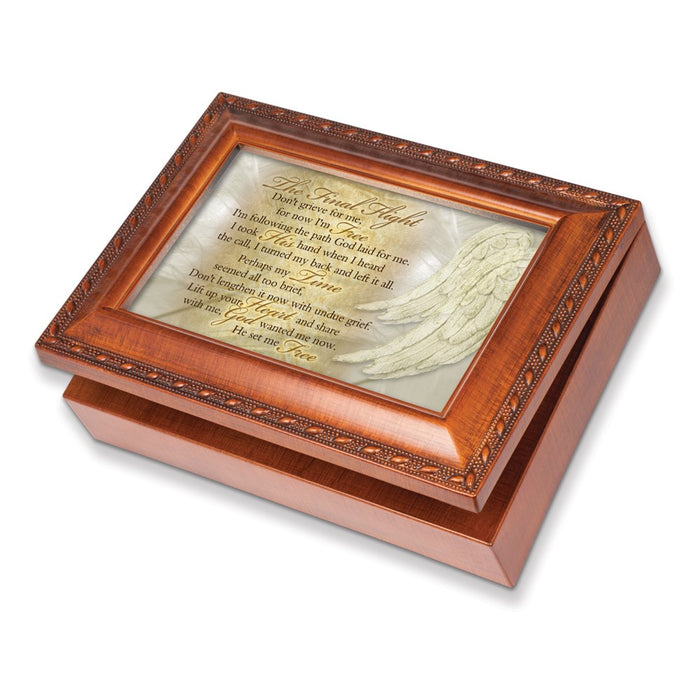 Keepsake Bereavement The Final Flight Inspirational Memorial Remembrance Keepsake Music Box