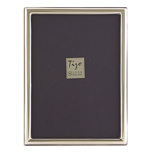 Occasion Gallery Wedding Keepsake Gifts, 925 925 Sterling Silver Narrow Plain 7.5x9.5 Photo Picture Frame