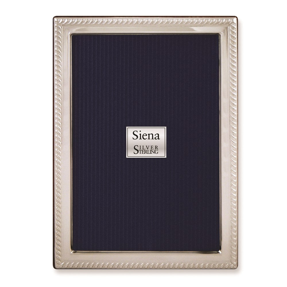 Occasion Gallery Wedding Keepsake Gifts, 925 925 Sterling Silver Roped Border 4x6 Photo Picture Frame